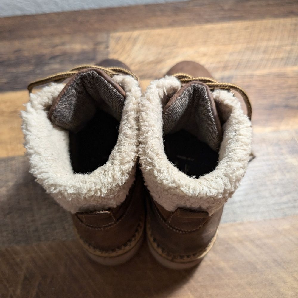 Alpine Design Holly 2.0 Winter Snow Boots Lined Leather Thick Rubber Sole - Picture 4 of 14